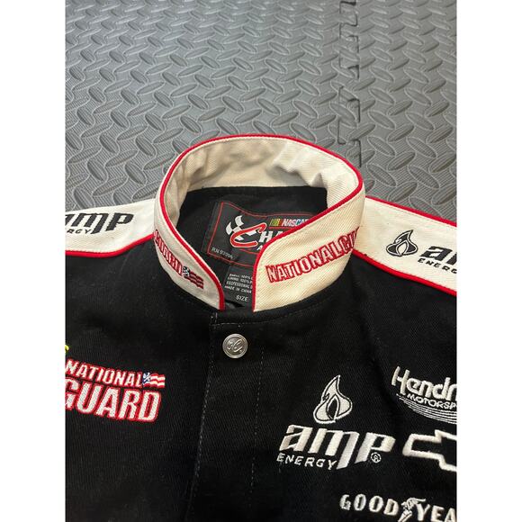 Chase Authentics Dale Earnhardt Jr NASCAR National‎ Guard Jacket Size Large - Picture 5 of 11